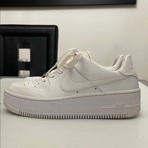 Nike Women's Air Force 1 White Sneakers Women’s Size 6